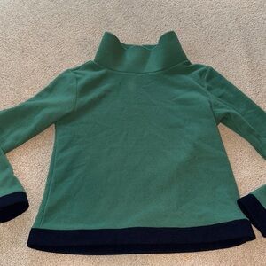 Dudley Stephens Green Turtleneck Top